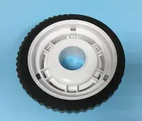 Roue blanche + pneu PVA pour robot R3/R5
