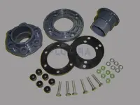 Traversée de paroi FILTRE SAB Europe 1050/1200/1400/1600/1800/2000 - Ø75 - avec bride, joints et vis