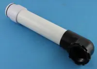 Traversée de paroi + joint + coude FILTRE DE FNS+ 36 supérieure
