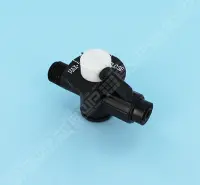Vanne de commande 1/4" NPT tuyau avec écrou de compression Lifegard HL