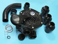 Vanne Side noire 1"1/2 MPV03 avec liaisons pour filtres SR, SMG