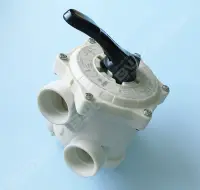 Vanne Side V6 1"1/2 SM11-AO All Open multifonction ASA-GF renforcée beige à visser