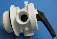 Vanne top 1"1/2 à serrer V4 complète blanche petite collerette