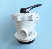 Vanne Top V6 1"1/2 TM12-SF blanche à serrer + joint pour filtres Pentair