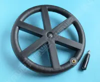 Volant enrouleur Øext 350 mm pour axe Ø20 mm - goupille de 6 mm