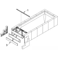 Pièces détachées pour Structure piscine YACHT 2m