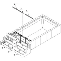 Pièces détachées pour Structure piscine YACHT 3m