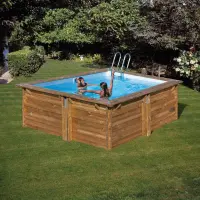 Mini piscine SUNBAY CARRA carré 3x3m Hauteur 1,19 m