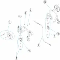 Pièces détachées pour Support enrouleur 1 axes