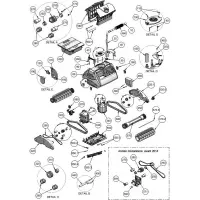 Pièces détachées pour Robot SURF TOP, RACER FUN TOP, CRYSTAL