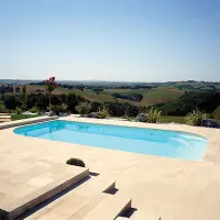 Coque piscine Sya 80 - 8m x 4m x 1,5m - fond plat