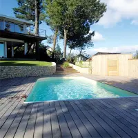 Coque piscine Sya 89 - 8,9m x 4m x 1,5m - fond plat