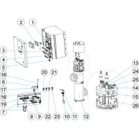 Pièces détachées pour Electrolyseurs UV NEOLYSIS NEO-120, NEO-180 pour piscine commerciale
