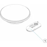 Pièces détachées pour Télécommande d'ampoule PAR56 LC RGB