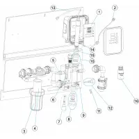 Pièces détachées pour Tableau de régulation AP PR-204 Chlore PPM