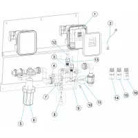 Pièces détachées pour Tableau de régulation AP PR-206 pH/ORP