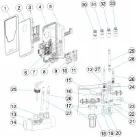 Pièces détachées pour Tableau de régulation CONTROL CONNECT