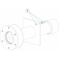 Pièces détachées pour Traversée de parois inox 1 1/2"