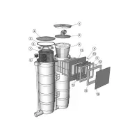 Pièces détachées pour Twinfiltre A200 Liner-Panneau