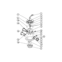 Pièces détachées pour Vanne 6 voies 2' - Ø63mm