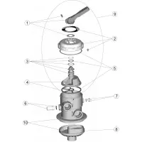 Pièces détachées pour Vanne CANTABRIC TOP 1 1/2" - nouveau modèle