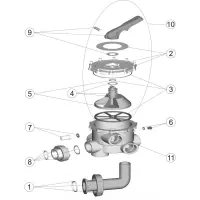 Pièces détachées pour Vanne CLARITY 1 1/2" avec liaisons