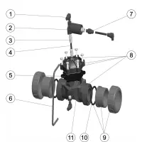Pièces détachées pour Vanne hydraulique Ø 50 - 1 1/2"