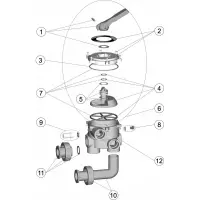 Pièces détachées pour Vanne SIDE 1 1/2" avec liaisons