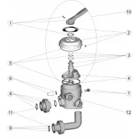 Pièces détachées pour Vanne SIDE 1 1/2" NEW GENERATION avec liaisons
