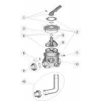 Pièces détachées pour Vanne SIDE 2" monobloc