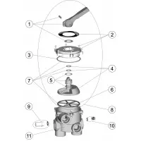 Pièces détachées pour Vanne SIDE noire 1 1/2"