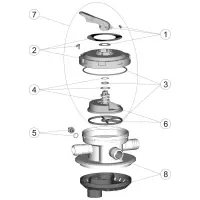 Pièces détachées pour Vanne TOP 1 1/2" cannelé