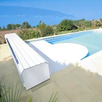 Volet automatique hors sol ABRIBLUE Banc Solar Energy