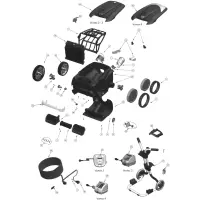 Pièces détachées pour Robots ZODIAC VORTEX 2, 3, 4