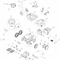 Pièces détachées pour Robot Zodiac Vortex type JD