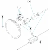 Pièces détachées  Optique flexi v1-24vdc