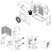 Pièces détachées pour Pompe à chaleur Z200 R410