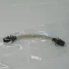 Tube péristaltique santoprène avec raccords écrou (ref 00.014.000) diamètre 7 mm. L155 mm (Microdos)