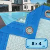 Bâche à bulles 8 x 4 m ultra-chauffante GeoBubble Sol+Guard