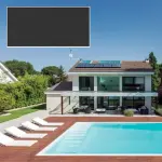 PVC armé ALKORPLAN 2000 verni uni - 150/100ème, vernis 1 face, uni - Rouleau de 25ml x 1.65m - Gris anthracite