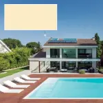 PVC armé ALKORPLAN 2000 verni uni - 150/100ème, vernis 1 face, uni - Rouleau de 25ml x 1.65m - Sable