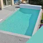 NE PLUS UTILISER Liner 75/100ème ULTIM - Forme 1 standard - Vert caraïbes