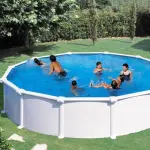 Piscine hors sol Acier Ronde ATLANTIS 3.70m x H: 1.32m
