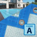 Bâche à bulles Sol+Guard Geobubble 500 microns Quatro forme A