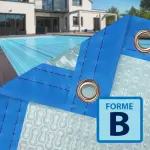 Bâche à bulles Sol+Guard GeoBubble 500 microns Quatro forme B