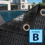 Bâche à bulles New Energy Guard 500 GeoBubble microns Quatro forme B