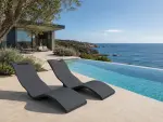 Chaise longue ARKEMA SERENDIPITY S010 - Anthracite