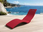 Chaise longue ARKEMA SERENDIPITY S010 - Rouge Cerise