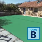 Couverture d'hivernage opaque Skin Freeze Forme B Amande / Ivoire