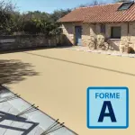 Couverture d'hivernage opaque Skin Freeze Forme A Ivoire / Ivoire